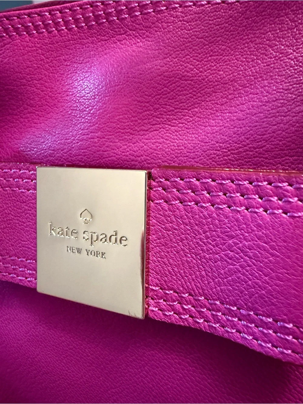 kate spade Fuchsia Pink Leather Satchel